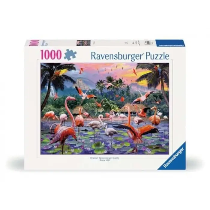 1000 Parçalı Puzzle Flamingolar