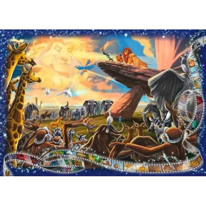 1000 Parçalı Puzzle WD Aslan Kral