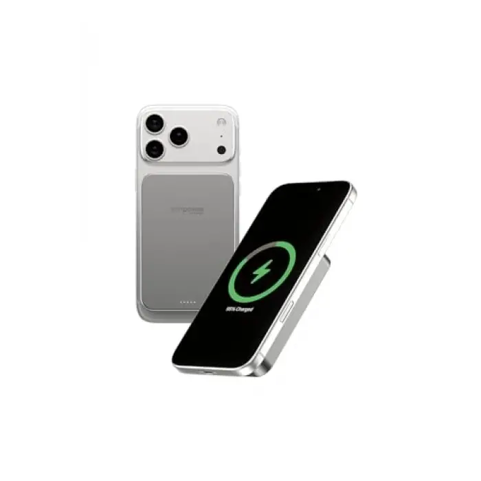 10000 mAh Powerbank, Titanium Gri