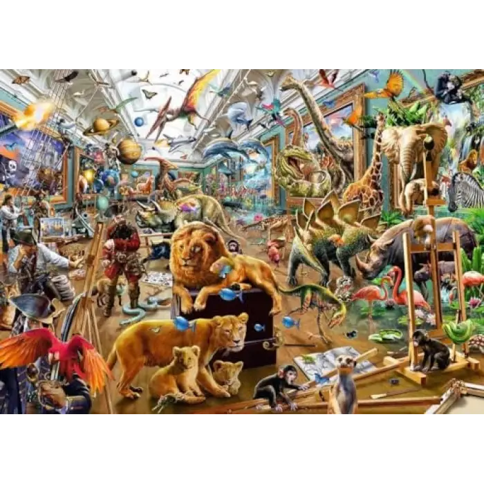 1000p Müzede Kaos Puzzle, Yetişkin Puzzle
