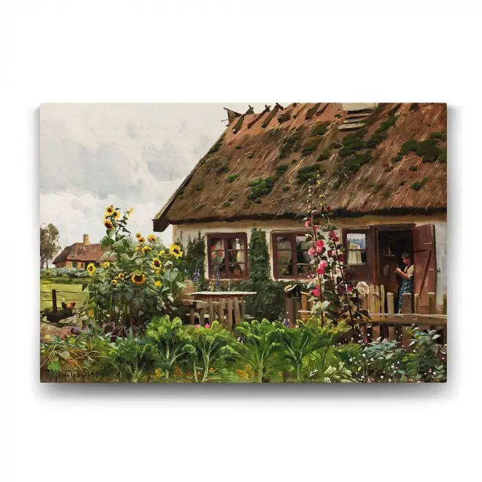 100x70 cm Peder Mork Monsted Sunset Over Water Tablosu