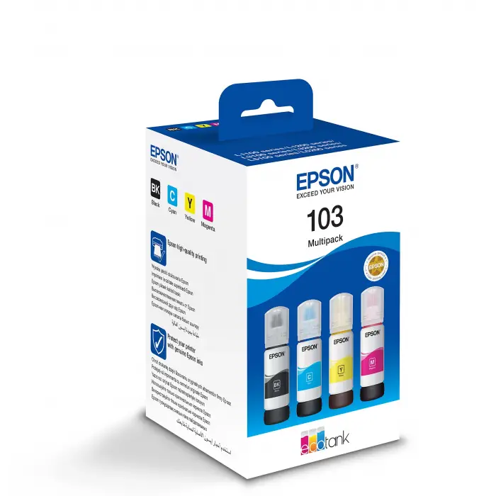 103 EcoTank 4 Renkli Çoklu Paket C13T00S64A