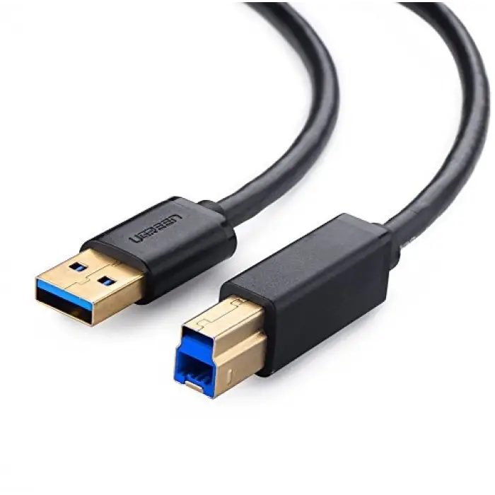 10372 2m USB A USB B fişi siyah - USB A USB B 3.0 (3.1 Gen 1), siyah