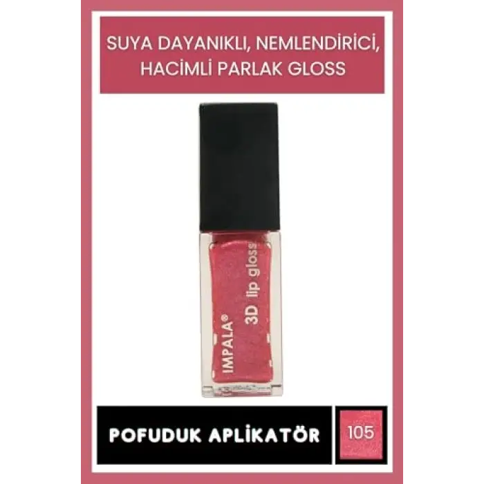 105 Numara 3D Dudak Parlatıcısı