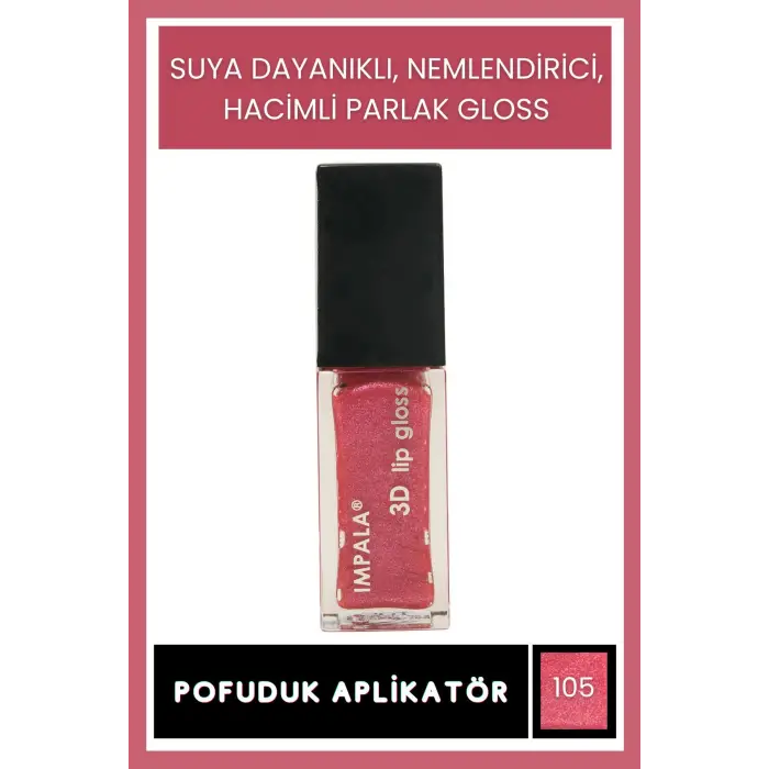 105 Numara 3D Dudak Parlatıcısı