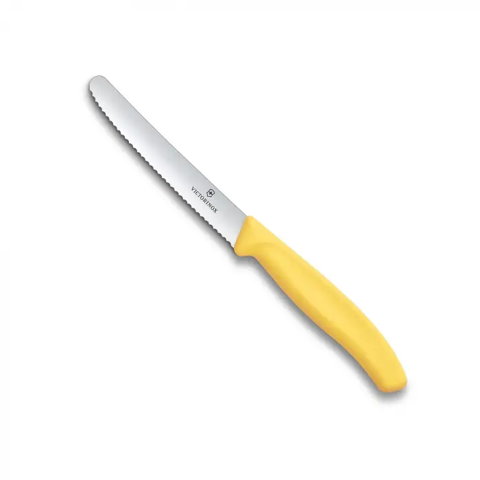 11 cm Sarı Tırtıklı Domates Bıçağı, 6.7838.C1