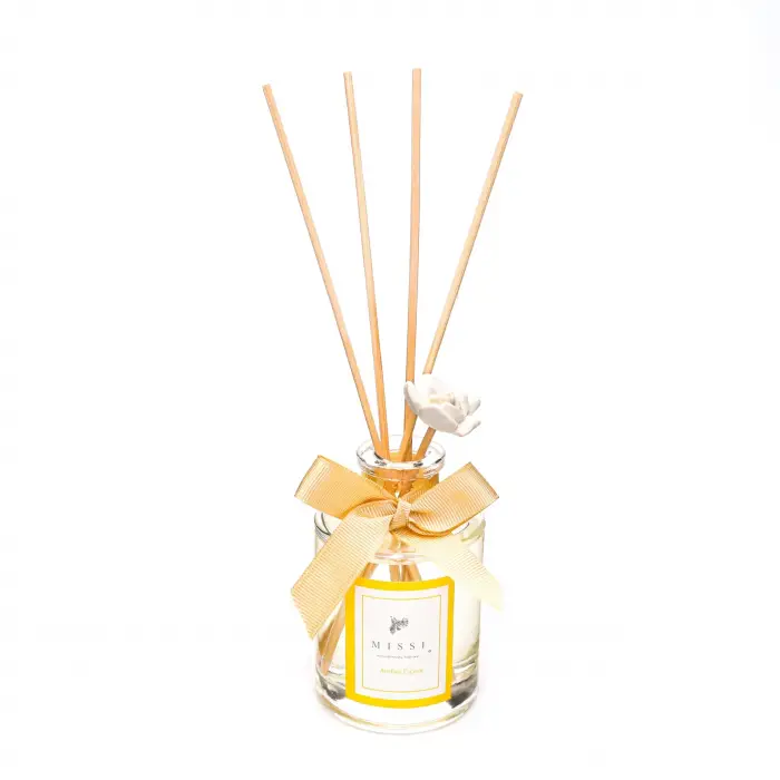 110 ml Silindir Şişe Amber Çiçeği Oda Kokusu