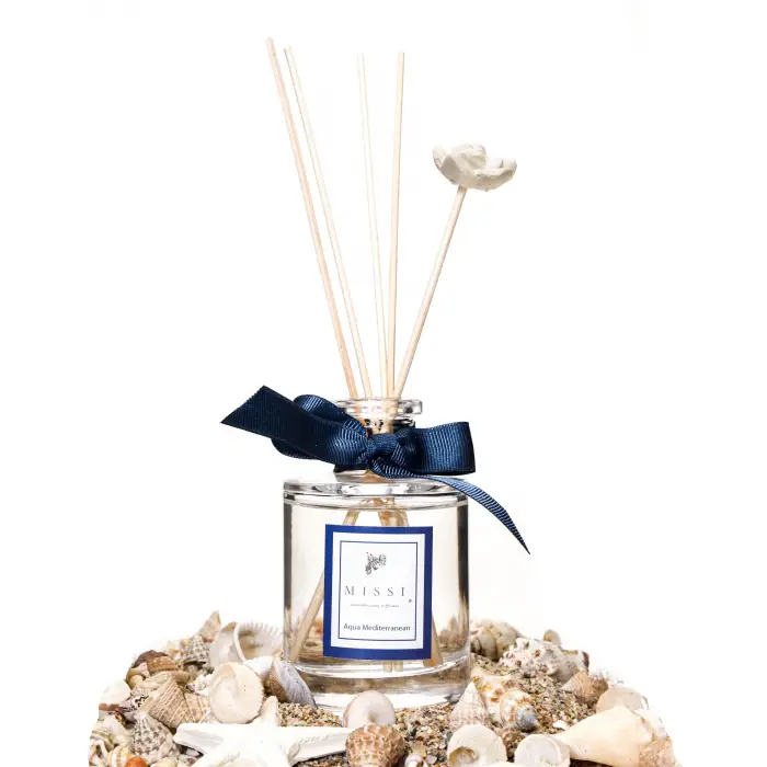 110 ml Silindir Şişe Bambu Çubuklu Aqua Medıterrenean Oda Kokusu