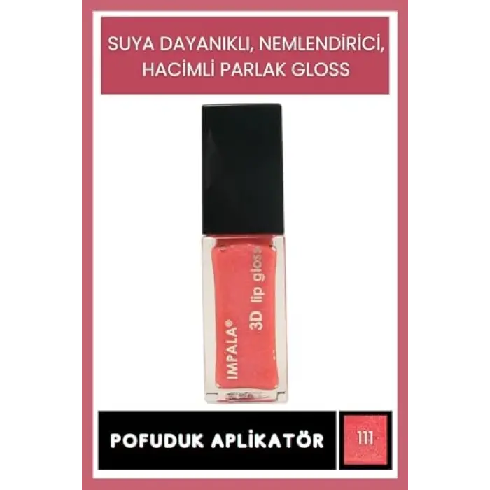 111 Numara 3D Dudak Parlatıcısı