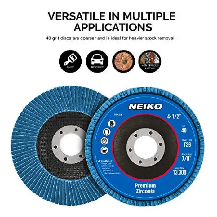 11142A Flap Disc, Konik Tip 29,40 Grit