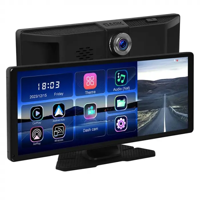 11.3 Ips Apple CarPlay & Android Auto/AirPlay, Android Cast Ekran Yansıtma, Adas Sürüş Sistemli 4K Ön & Arka Kameralı Araç Ekranı (DK-VA-CMP1100A)