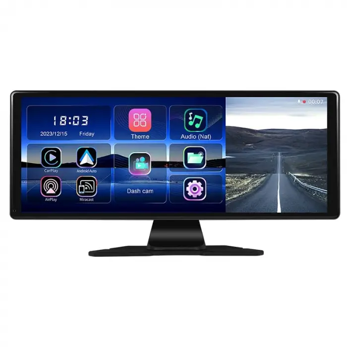11.3 Ips Apple CarPlay & Android Auto/AirPlay, Android Cast Ekran Yansıtma, Adas Sürüş Sistemli 4K Ön & Arka Kameralı Araç Ekranı (DK-VA-CMP1100A)