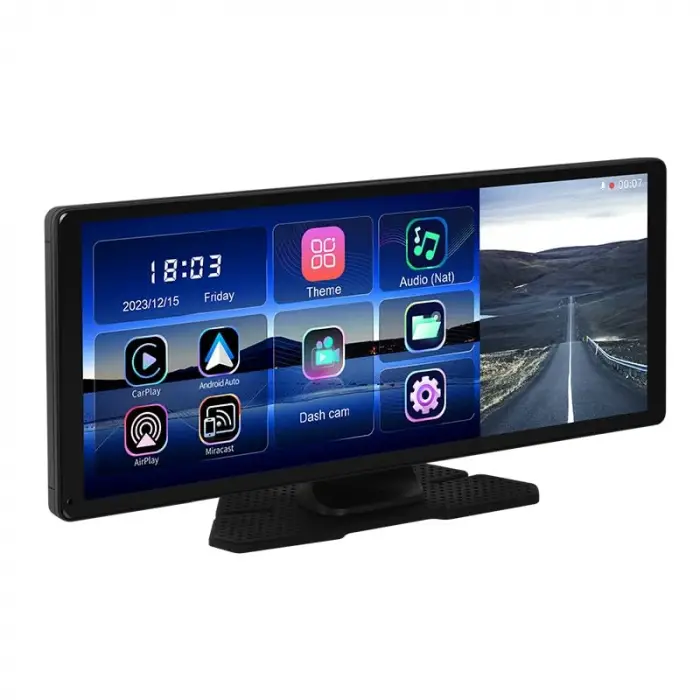11.3 Ips Apple CarPlay & Android Auto/AirPlay, Android Cast Ekran Yansıtma, Adas Sürüş Sistemli 4K Ön & Arka Kameralı Araç Ekranı (DK-VA-CMP1100A)
