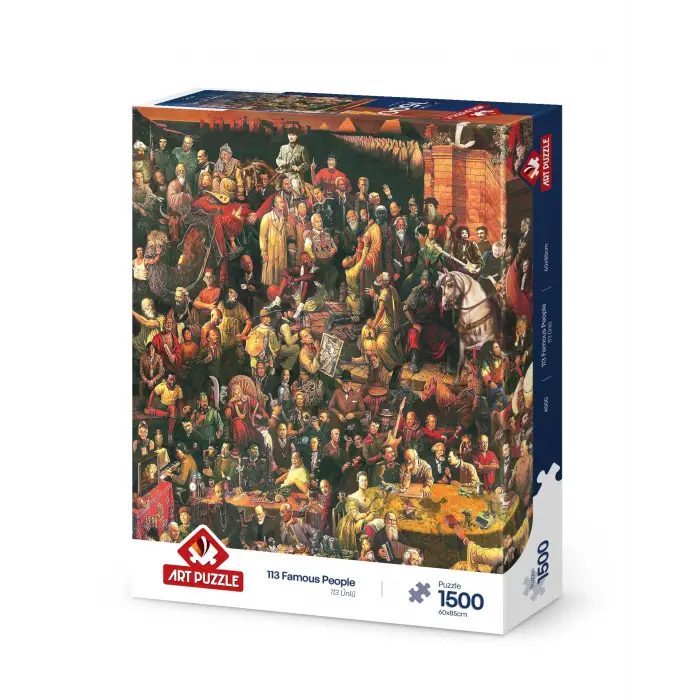 113 Ünlü 1500 Parça Puzzle