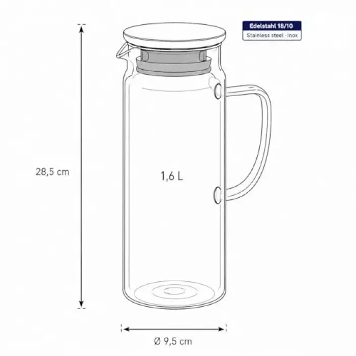 11398 Pitcher Meyve Suyu Sürahisi 1.6Lt