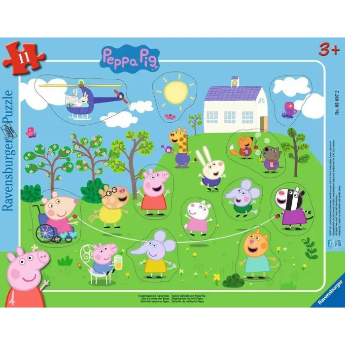 11p Çocuk Puzzle Peppa Pig