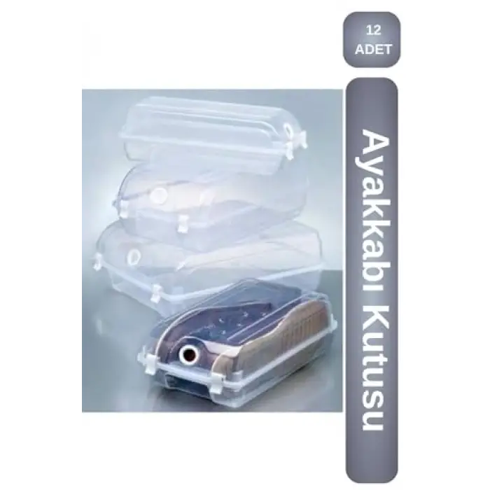 12 Adet Gondol Erkek Ayakkabı Kutusu