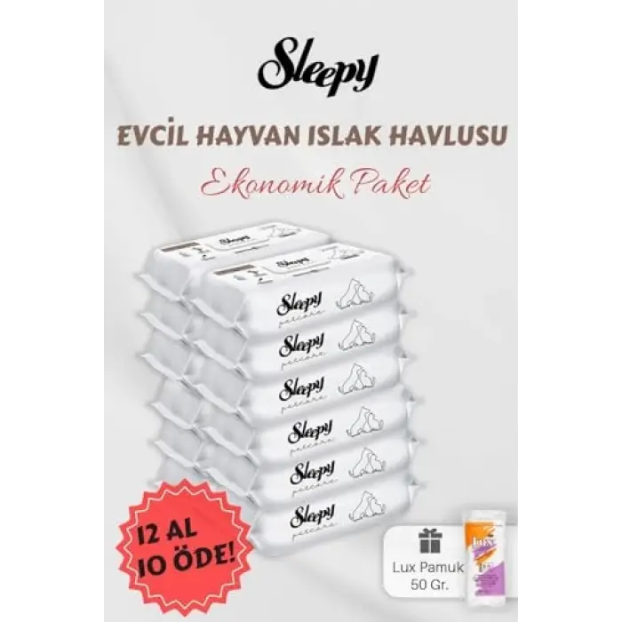 12 AL 10 Öde Evcil Hayvan Mendili