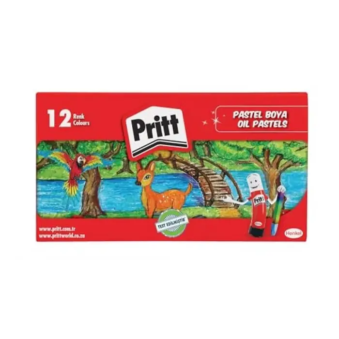 12li Pastel Boya, Karton Kutu