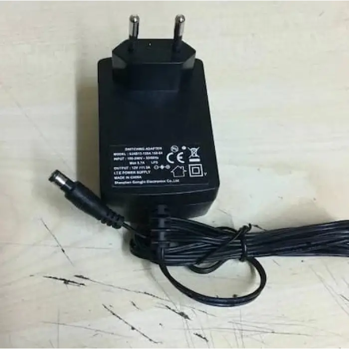 12 V 2 Amper 12V 2A Adaptör, 5.5 mm 2.5 mm