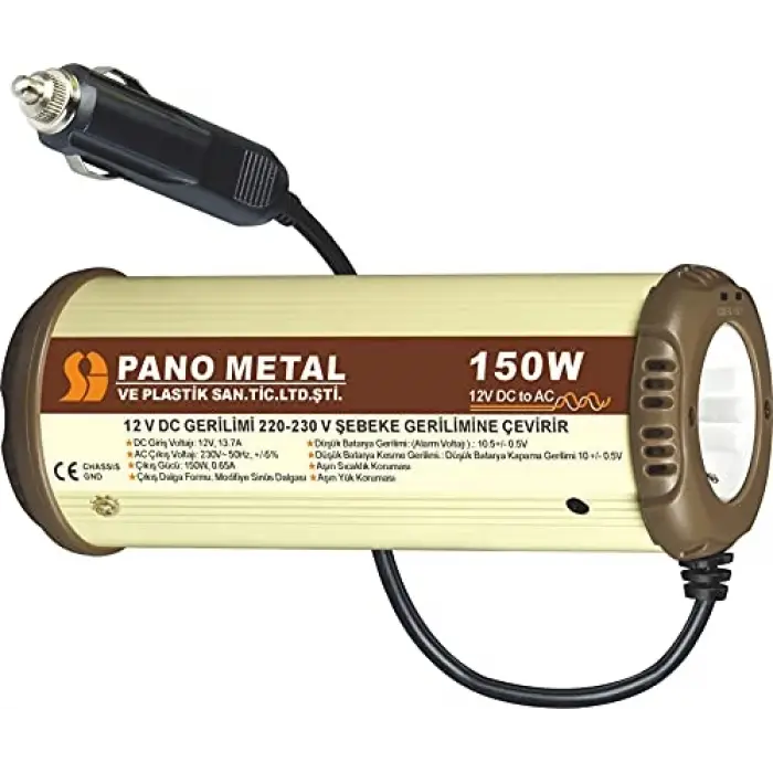 12 V 220 V İnvertör Dönüştürücü