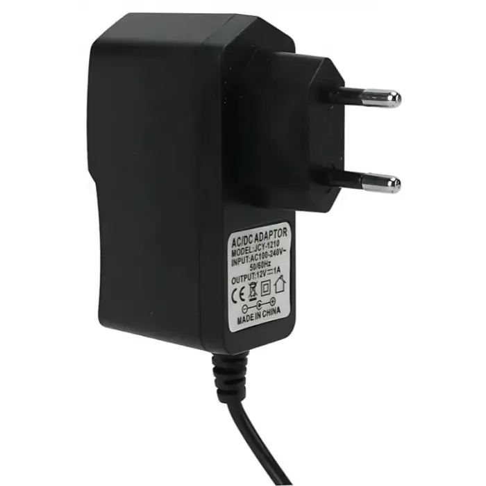 12 Volt 1 Amper Adaptör, Modem Adaptörü, Mini Uydu Cihazı Adaptörü 12 Volt DC