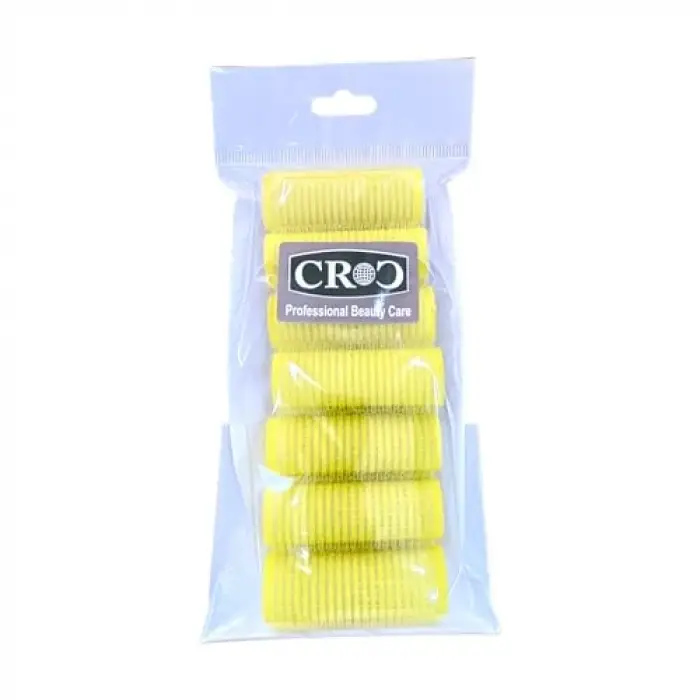 1223 Sarı 7li Mini Paket Bigudi, Çap 2 Cm