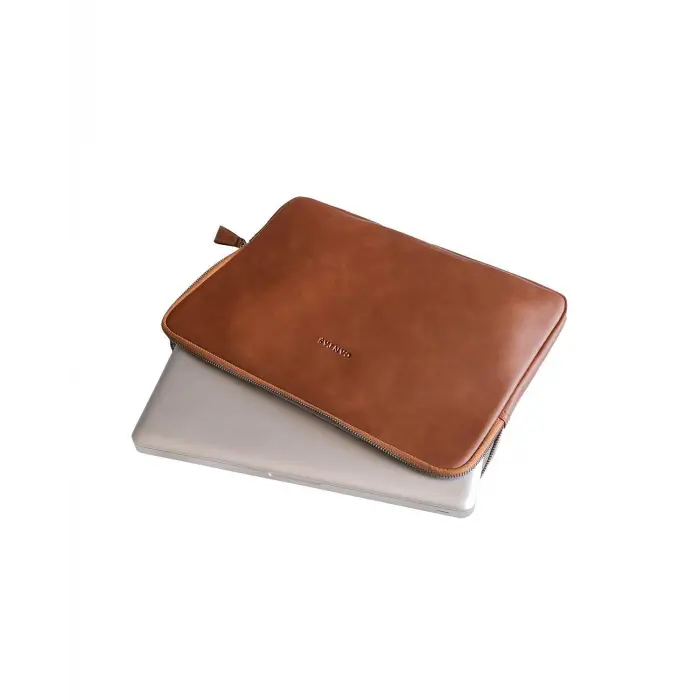 13-14 İnç Laptop Kılıfı, Crazy Taba
