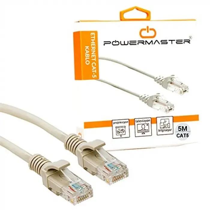 1315 1 5 m Ethernet Kablosu Cat5 Başlıklı