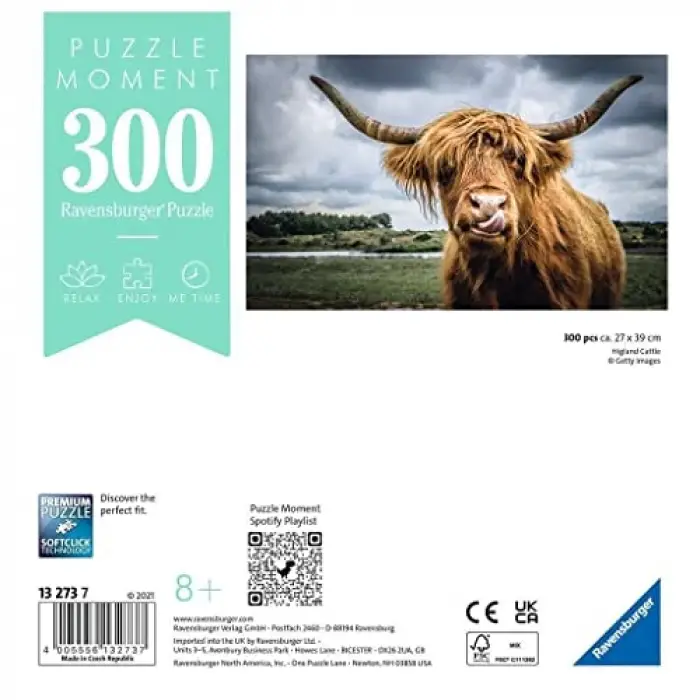 132737 300 Parçalı Puzzle Highland Cattle