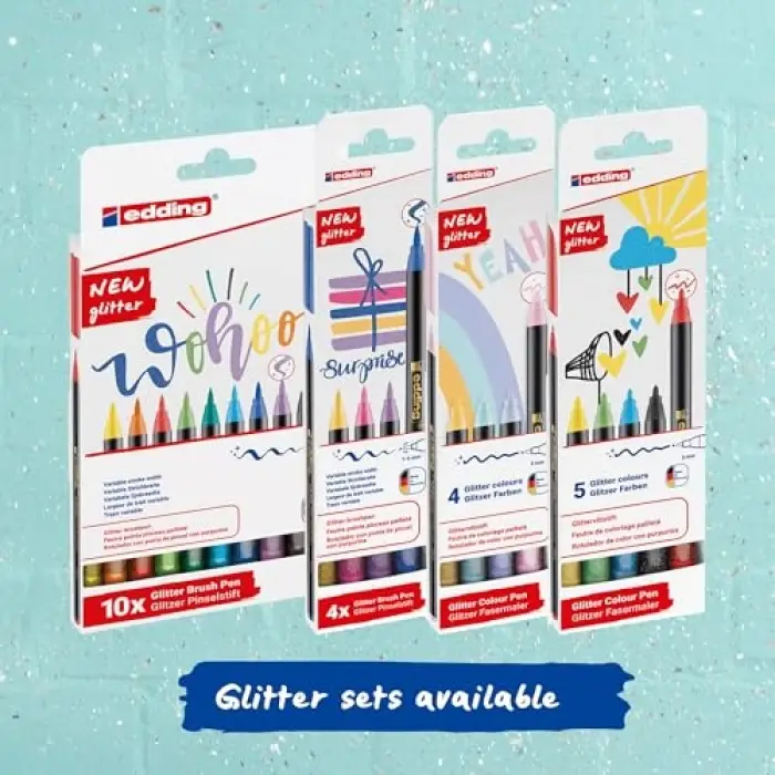 1340 simli fırça uçlu keçeli kalem 10lu set