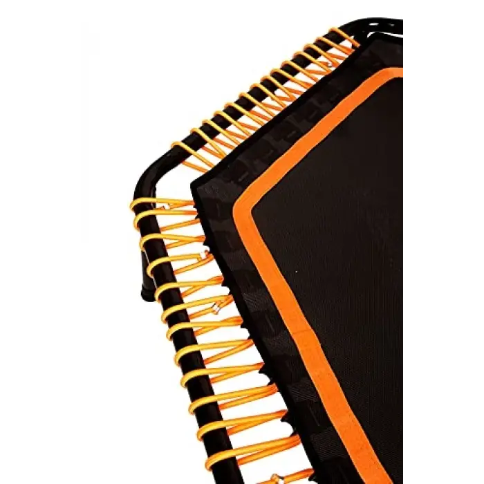 135 cm tutamaçlı trambolin Siyah, turuncu