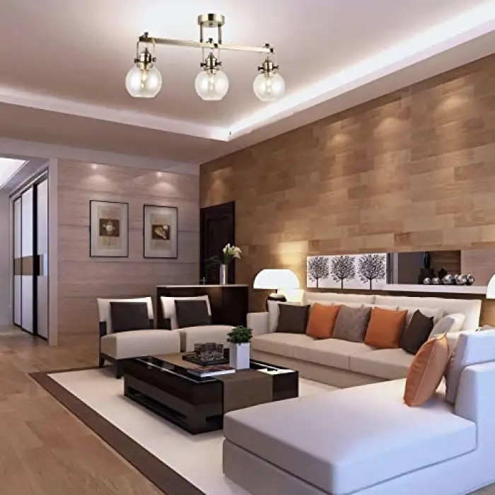 1396-52-43 Ponte 3lü Plafon, Eskitme 3 X E27