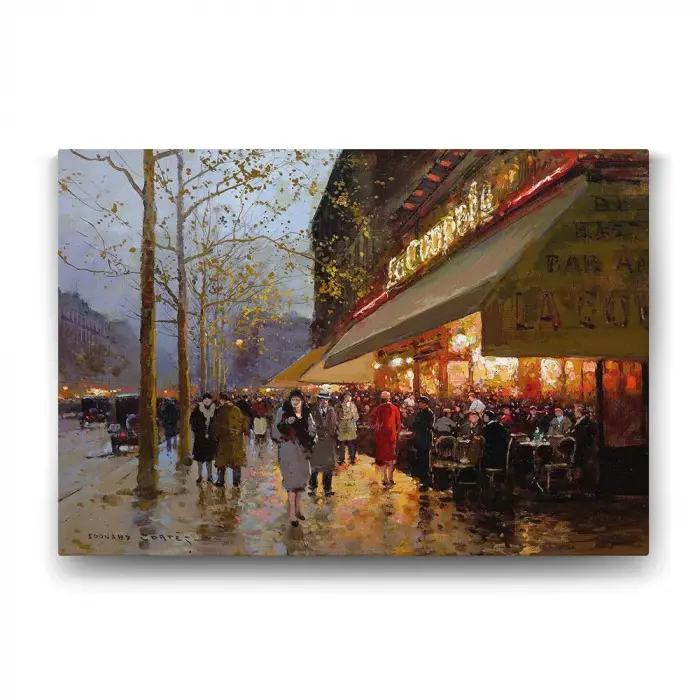 140x100 cm Edouard Cortes Paris Duvar Tablosu