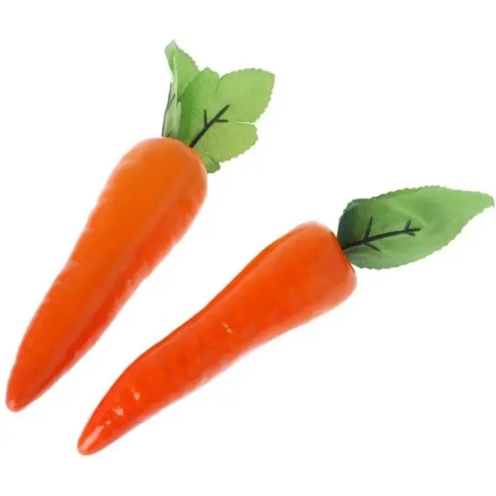 15 * 4 cm gerçek boyutlu yapay havuç, 1 adet