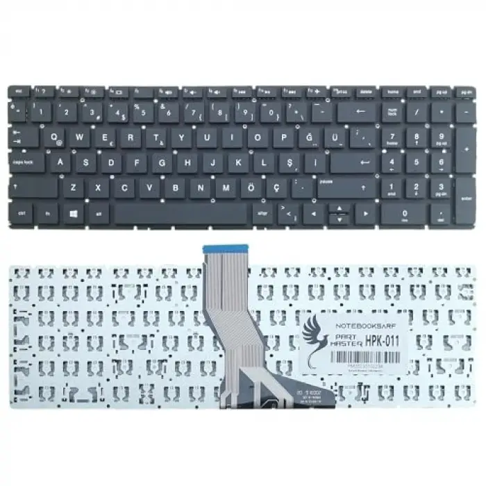 15-Bs, 15-Bw, 15-Cb ile Uyumlu Klavye, Siyah