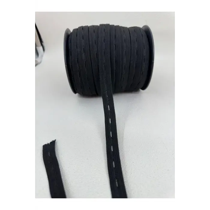 1.5 Cm Ilikli Lastik-siyah-5 Mt