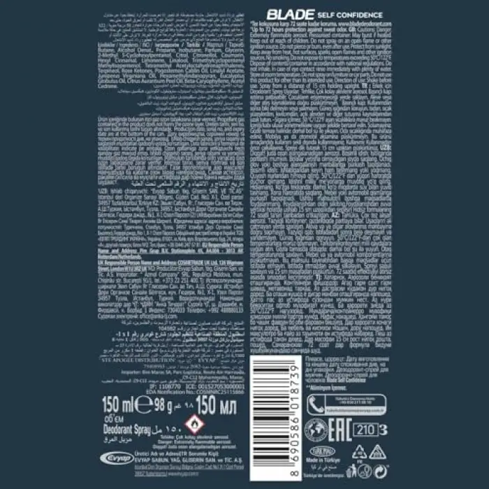 150 ml Self Confidence Deodorant