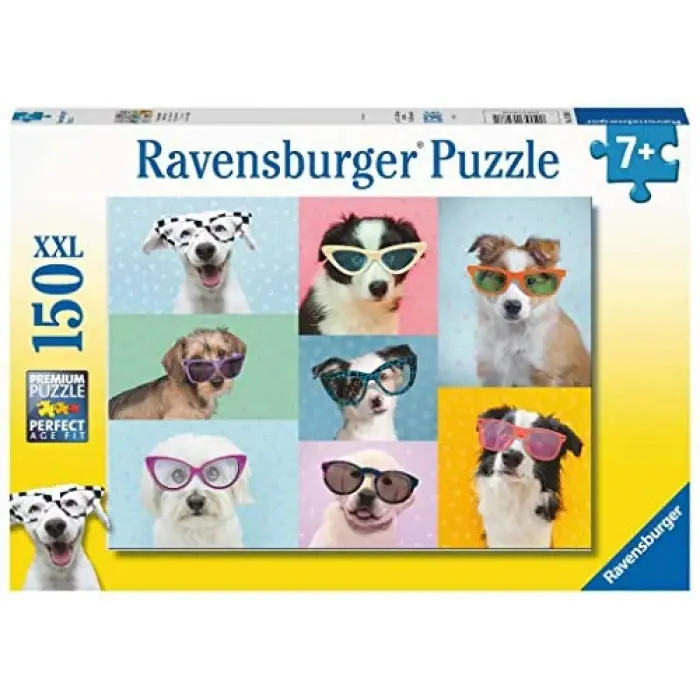 150 Parçalı Puzzle Eğlenceli Köpekler