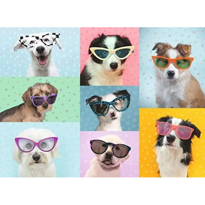 150 Parçalı Puzzle Eğlenceli Köpekler