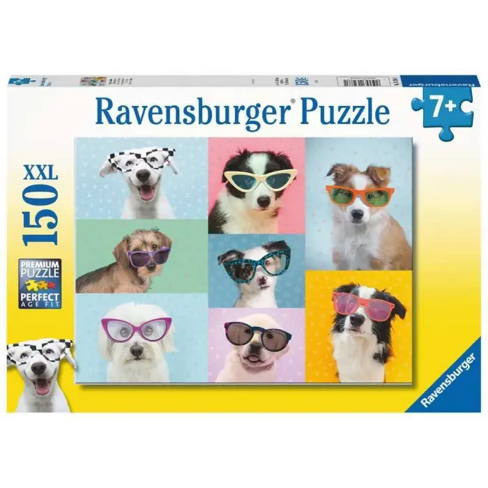 150 Parçalı Puzzle Eğlenceli Köpekler