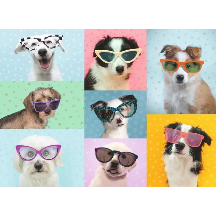 150 Parçalı Puzzle Eğlenceli Köpekler