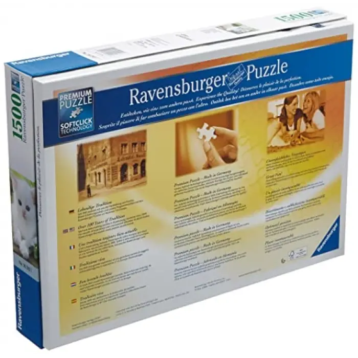 1500 Parça Beyaz Kedi Puzzle