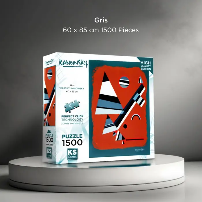 1500 Parça Gris Puzzle