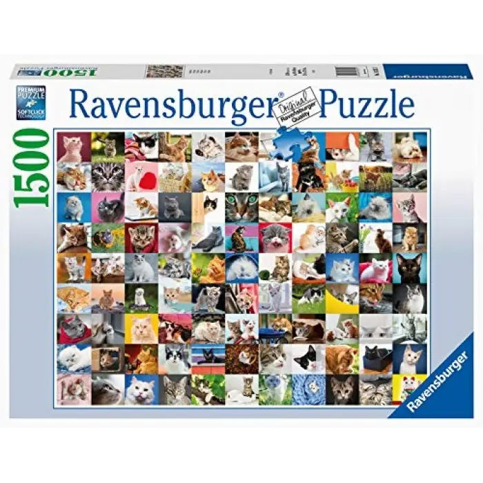 1500 Parça Puzzle 99 Kedi