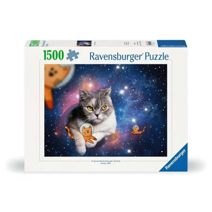 1500p Uzayda Kediler Puzzle