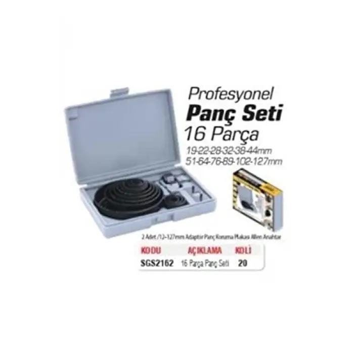 16 Parça SGS2162 Panç Seti