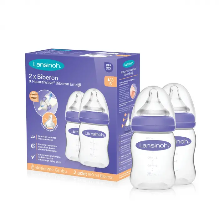 160 ml x 2 PP Biberon Seti