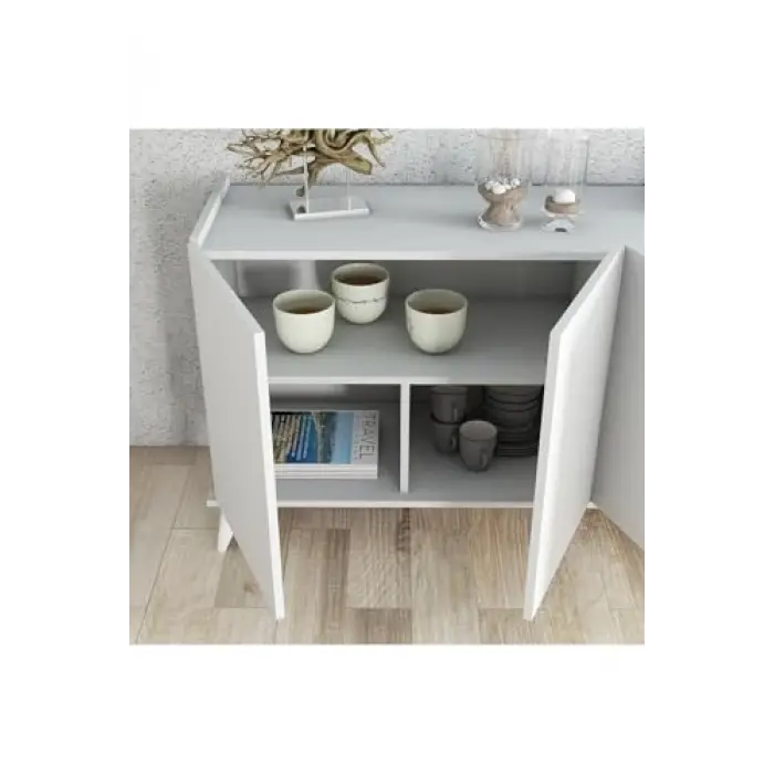 1602 Elegante 180 Cm Modern Konsol Beyaz