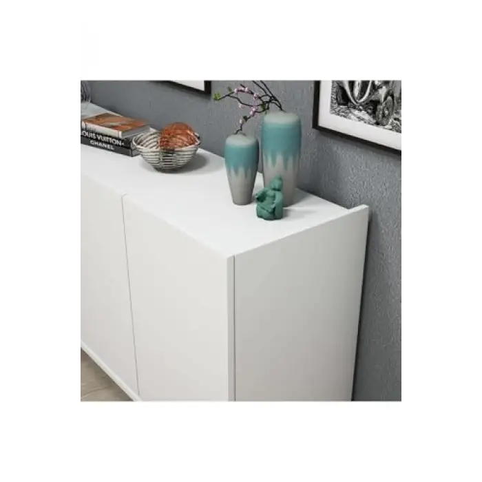 1602 Elegante 180 Cm Modern Konsol Beyaz